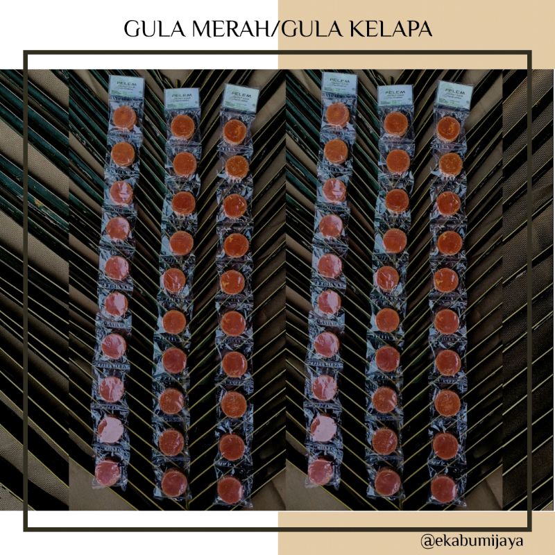 

Gula Merah/Gula Kelapa Asli Isi 10 pcs/renceng