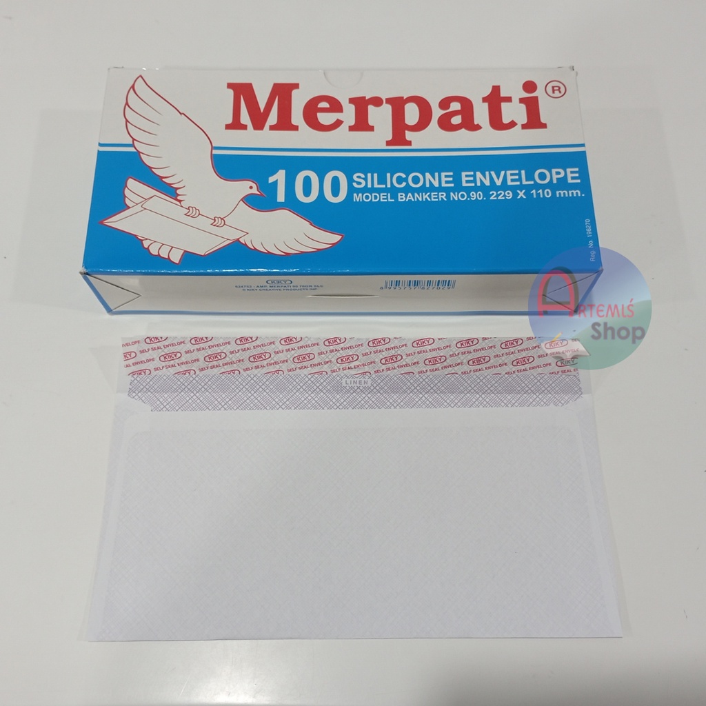 

Amplop Putih Panjang Polos Merpati 90 70 gram 229 x 110 mm