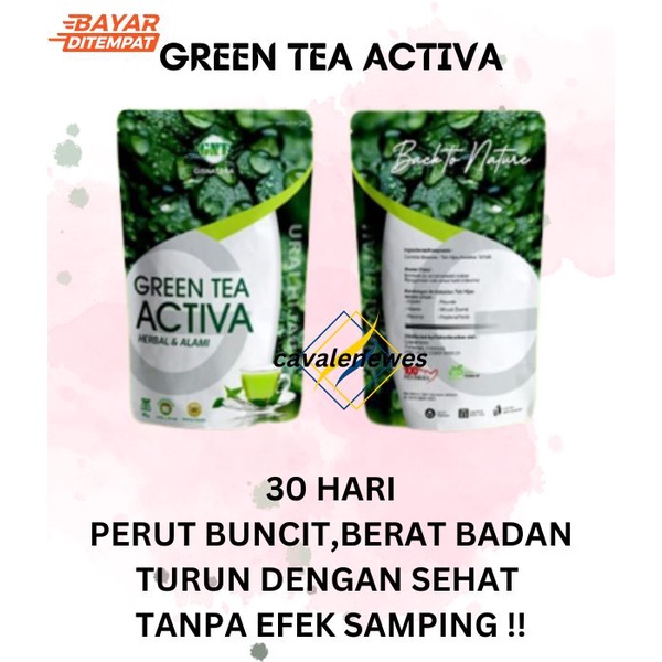 

COD / TEH PELANGSING GREEN TEA ACTIVA VARIAN URAI MENGUSIR LEMAK KOTOR / TEH DIET HERBAL / TEH PELANGSING DIET DETOX ALAMI 100 % BPOM