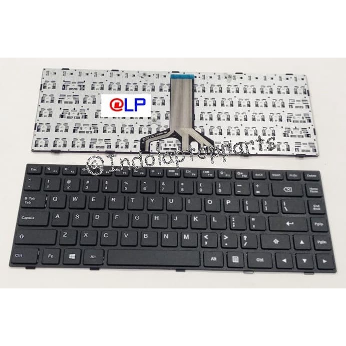 Keyboard Keyboard Laptop Lenovo Ideapad 100-14Ibd Black
