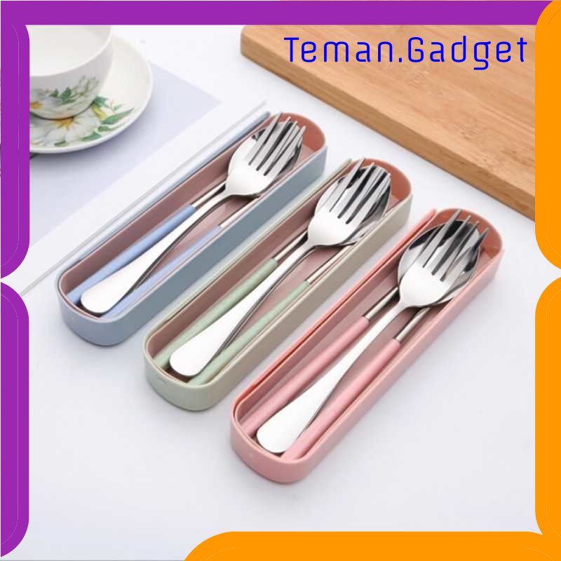 TG - DPR Nordic Cutlery Set Sendok Garpu Sumpit Stainless Steel - NP304