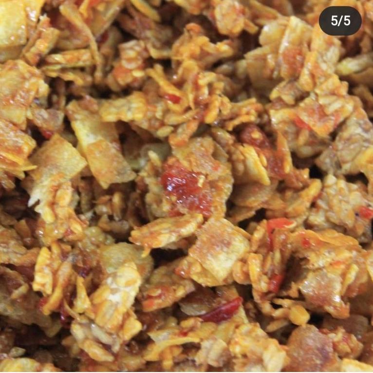 

(N-F8F)(☛) KERING TEMPE KENTANG KACANG PEDAS MANIS ENAK KRIUK NO MLEMPEM HOME MADE ENAK langsung kirim