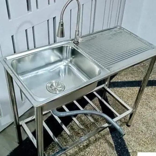 Bcp Portable/Cuci Piring Standing/Bak Cuci Piring Dan Kaki