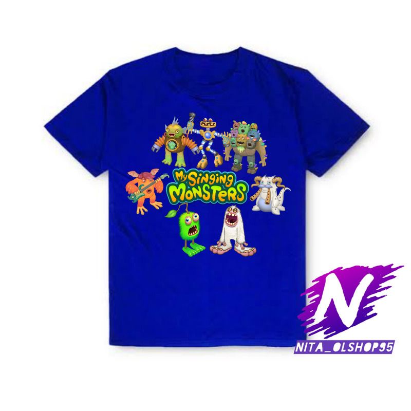 BAJU ANAK KAOS ANAK MY SINGING MONSTERS