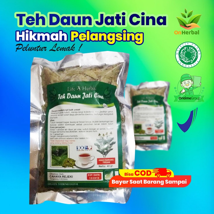 

Teh Daun Jati Cina Curah, Teh Herbal, Obat Diet, Teh Pelangsing On Herbal Store Original