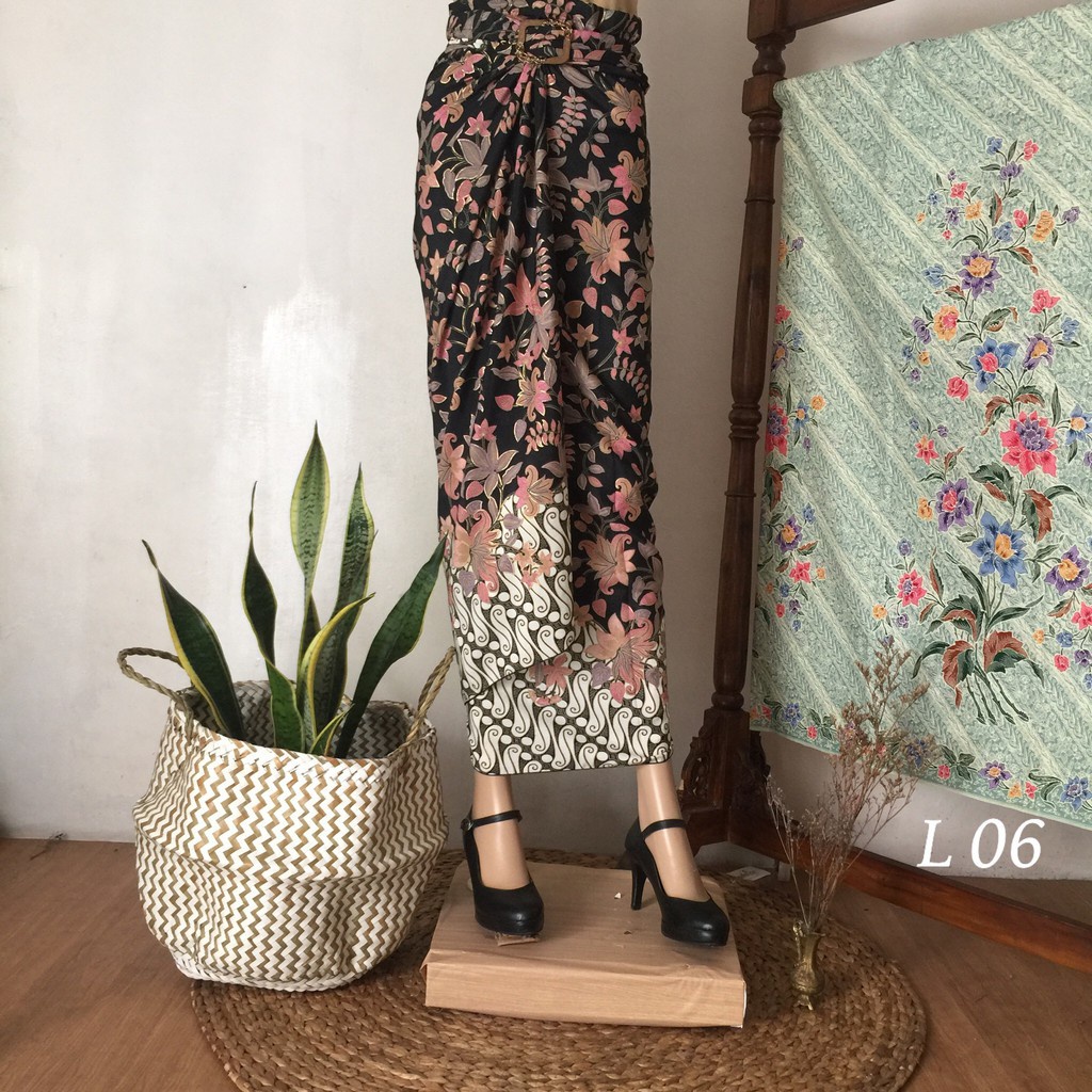 Jual Rok Lilit Floral Original Rok Kebaya Bawahan Kebaya Rok