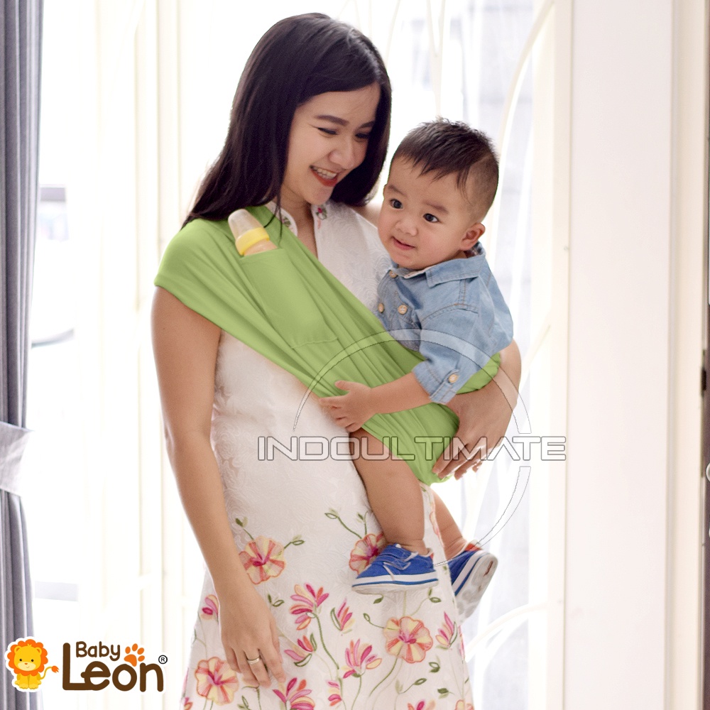 BABY LEON Gendongan Bayi BY-44 OLIVE GREEN Gendongan Geos gendongan bayi murah