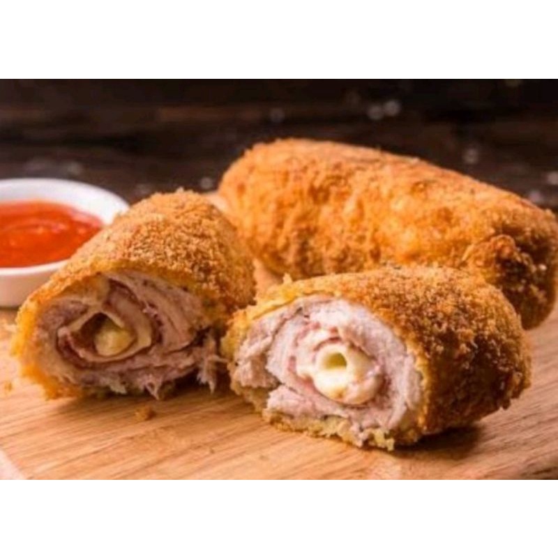 

Chicken Cordon Bleu Roll isi 10