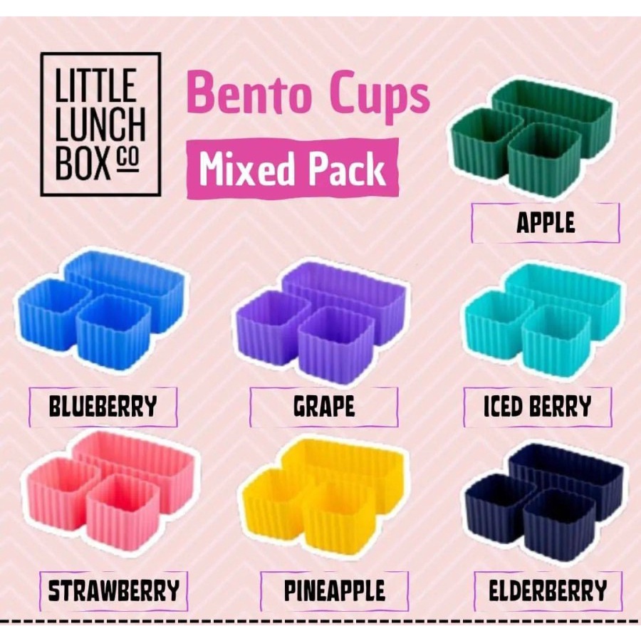 Little Lunch Box Bento Cups Mixed Pack isi 3 pc