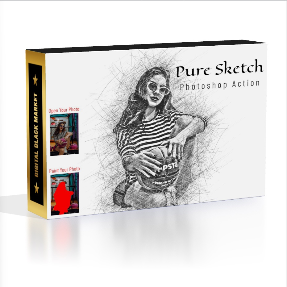 Pure Sketch Photoshop Action