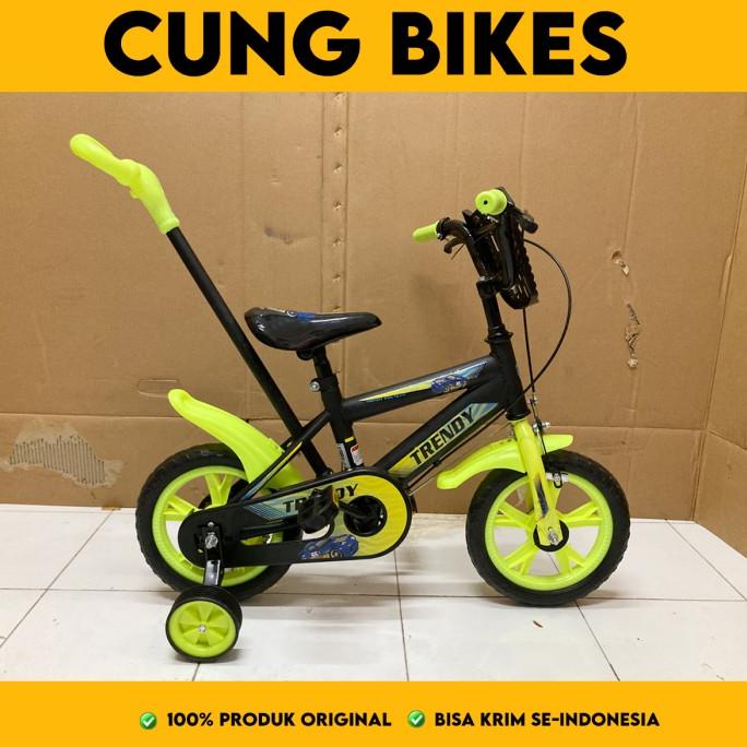 Sepeda Anak Bmx 12 Inch Trendy Stir Dorongan #Original