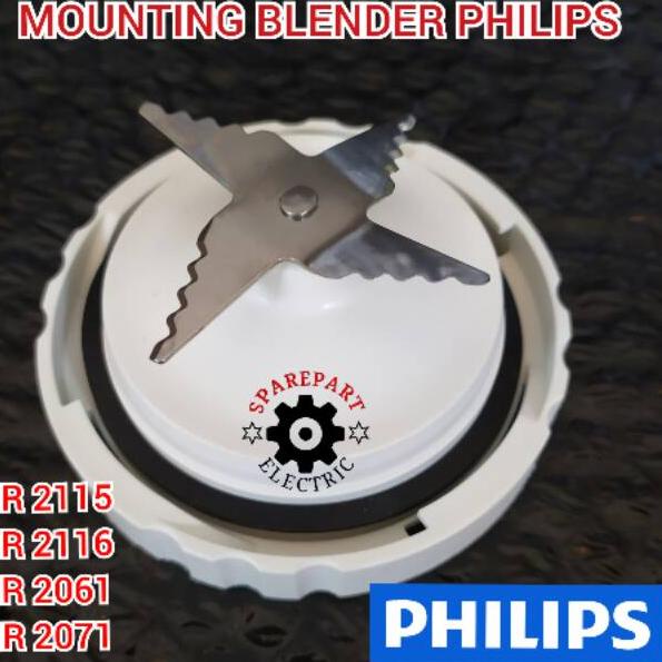 12.12 SALE PISAU JUS MOUNTING GELAS BESAR BLENDER PHILIPS HR 2115 2116 2061 2071 buruan