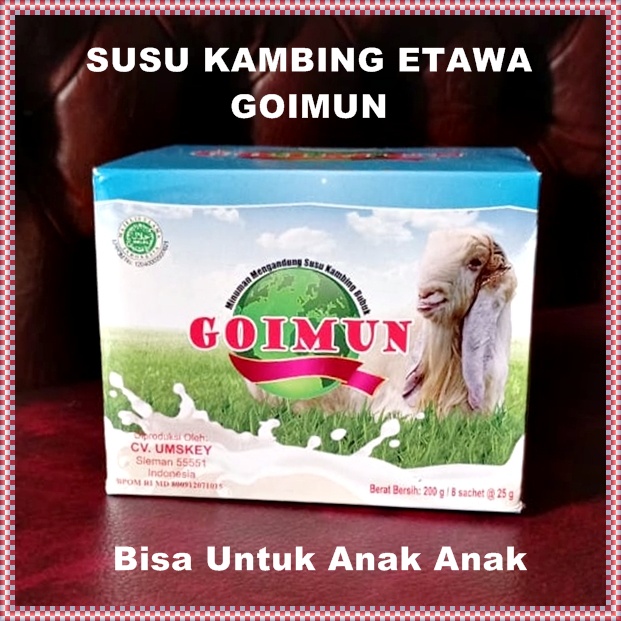

Susu Kambing Etawa GOIMUN Kemasan 1 Sachet @25 gram