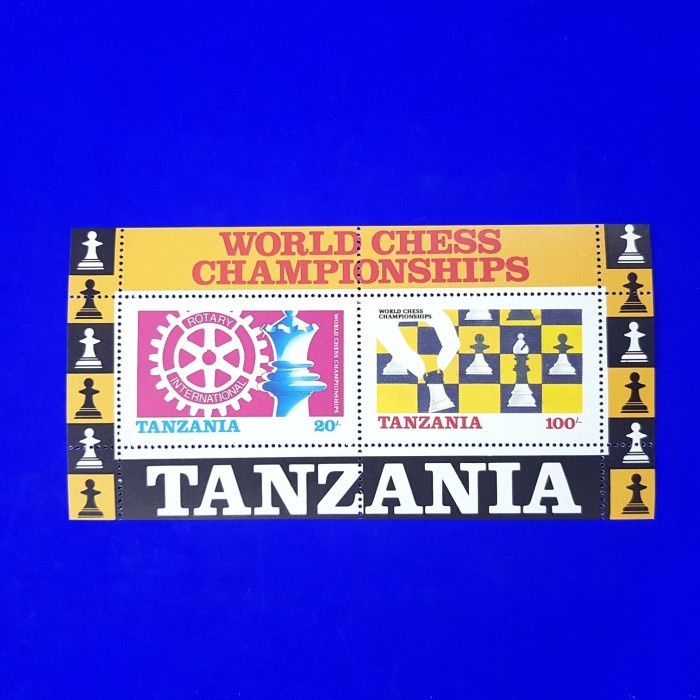 

✨NEW✨ - PERANGKO/PRANGKO LUAR NEGERI. WORLD CHESS CHAMPIONSHIPS DARI TANZANIA