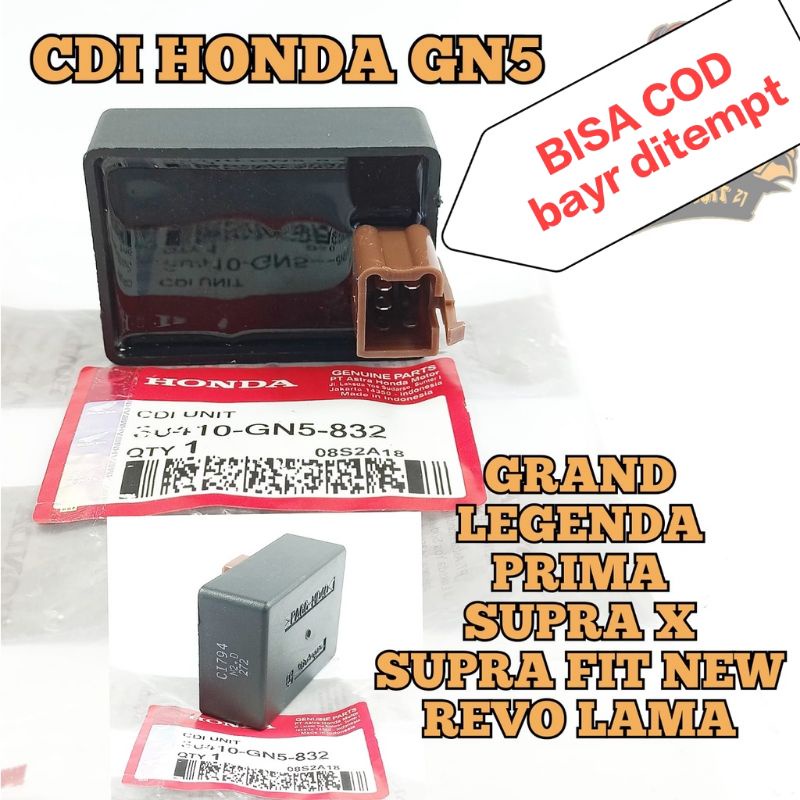 CDI pengapian ORI AHM Supra,grand,prima,Supra fit new,Supra fit lama,Supra x lama