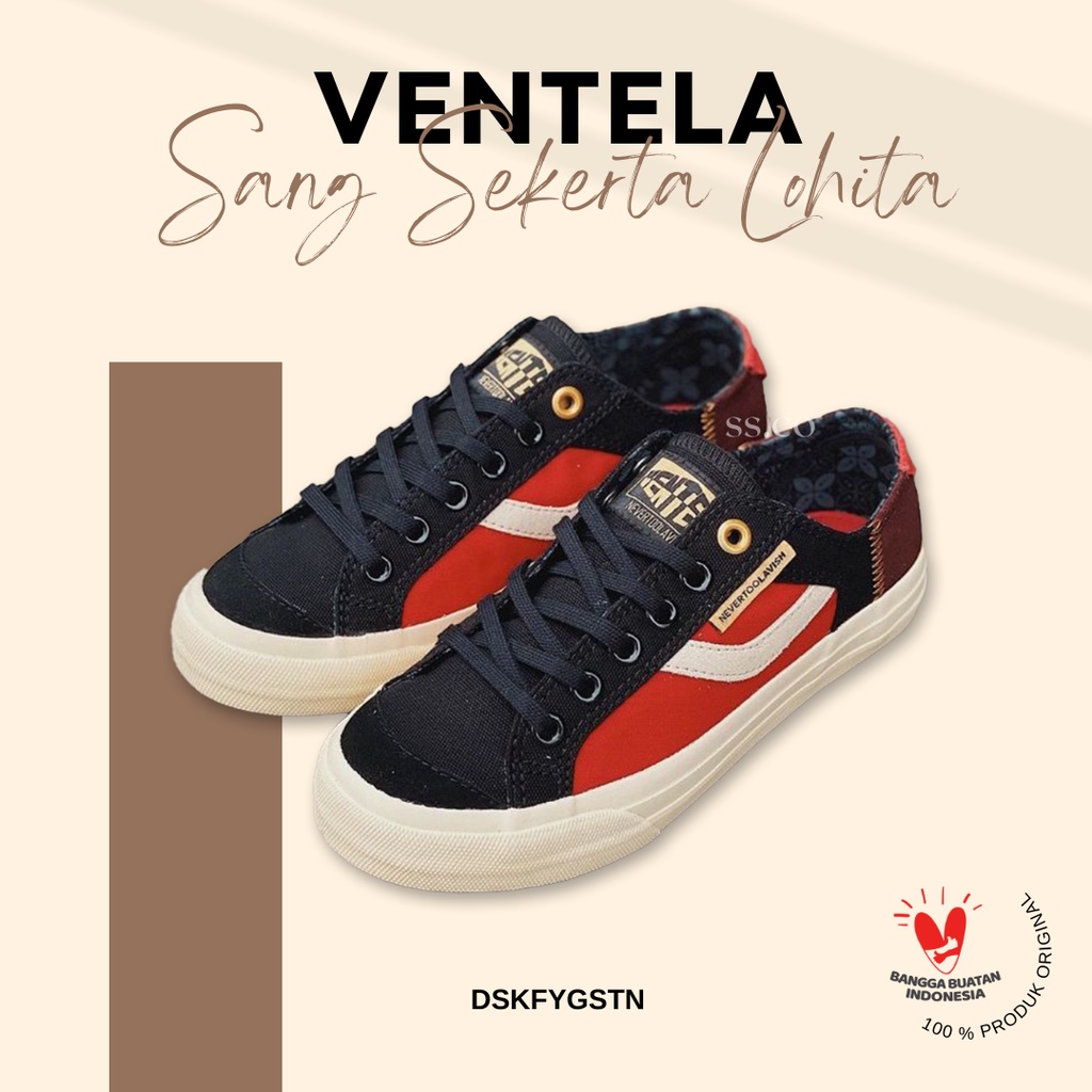 Ventela Sang Sekerta Lohita Low Ventela Yang Ayam Nevertoolavish Sneakers Pria Original Ventela