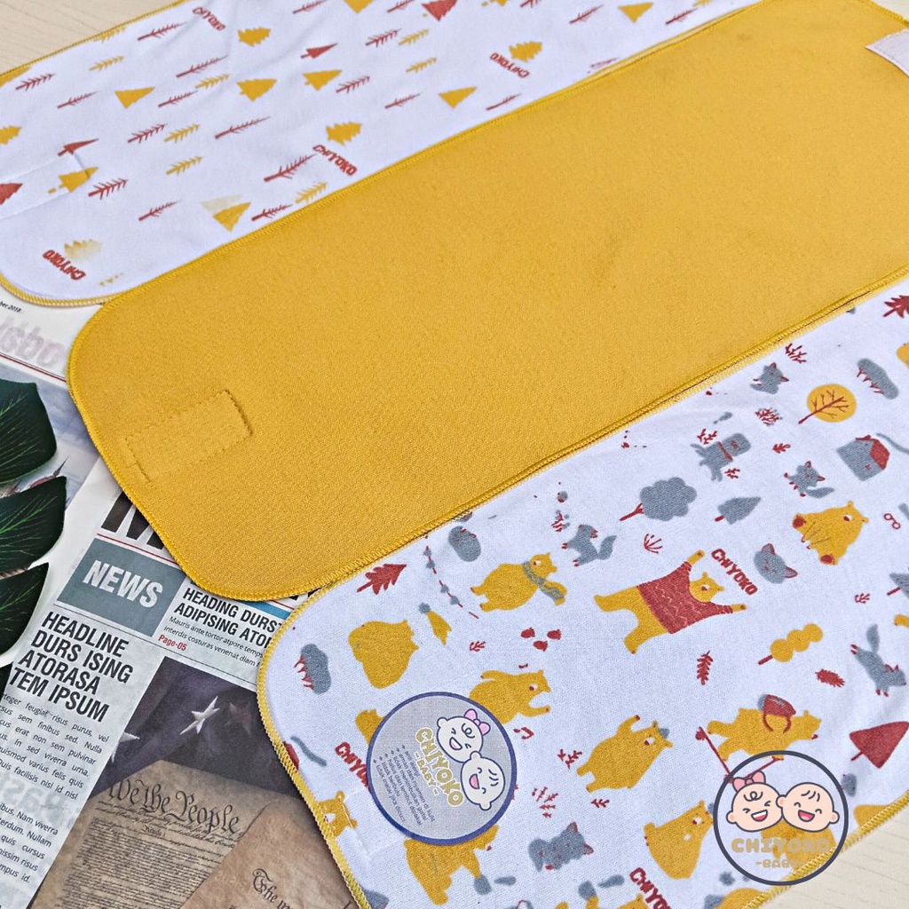 6 Pcs Gurita REKAT Bayi Baru Lahir Serian MUSTARD Chiyoko Baby