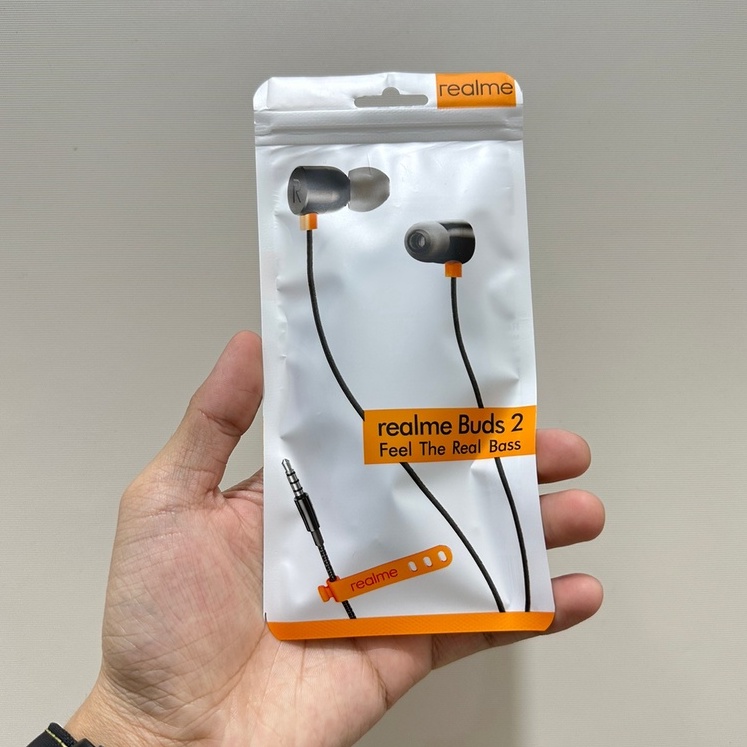 Headset Handsfree Earphone Realme Buds 2 magnet original