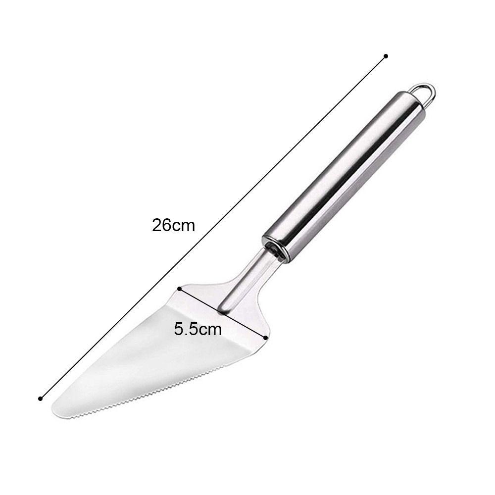 Solighter Pastry Spatula Aksesoris Dapur Alat Panggang Tepi Gerigi Burger Flipper