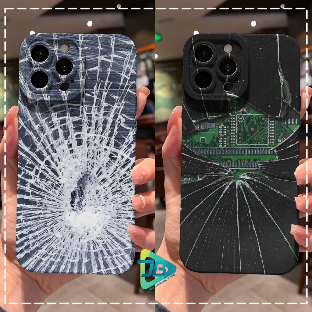 CUSTOM CASE SOFTCASE SILIKON PROCAMERA KACA PECAH CUSTOM IPHONE 6 6S 7 7+ 8 8+ X XS MAX 11 12 13 14 PRO MAX JB6539