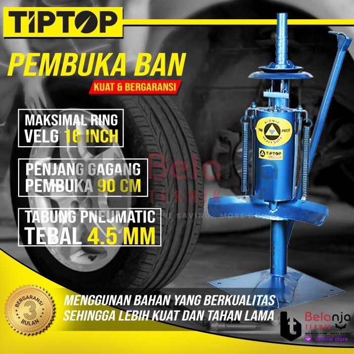 Tiptop Pembuka Ban Perkakas Alat Buka Ban Mobil Tip Top