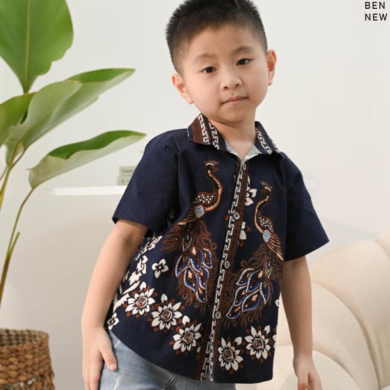 BEN NEW KIDS - Kemeja Batik Anak Laki-Laki 001 JM