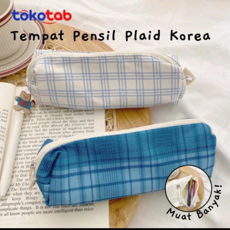 

Tempat pensil plaid korea
