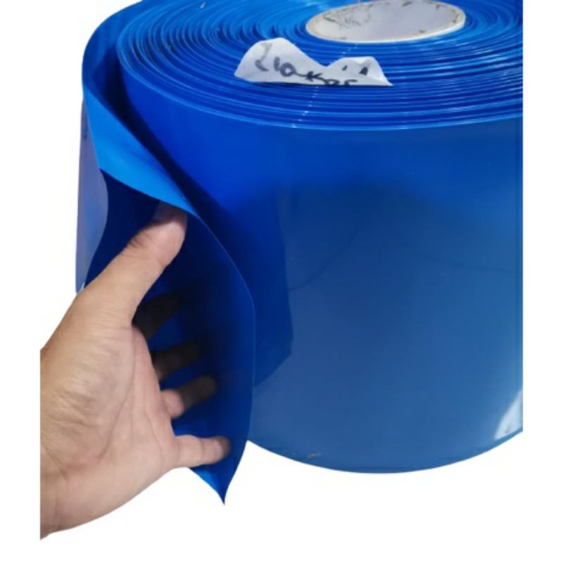 50cm Heat Shrink PVC lebar 23cm/230mm bungkus baterai Li-ion 18650
