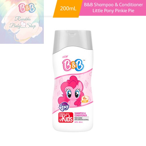 B&amp;B Shampoo &amp; Conditioner Little Pony Pinkie Pie 200ml