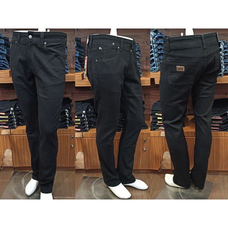 LOIS ORIGINAL celana jeans hitam pria slimfit stretch live 30