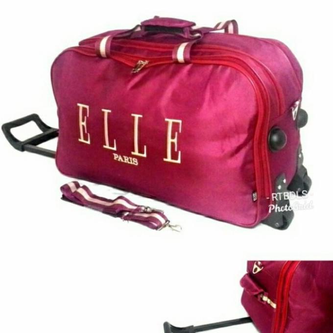 Tas Troli Pakaian Travel Bag Troli Bag Elle / Travel Bag Elle Elle Termurah