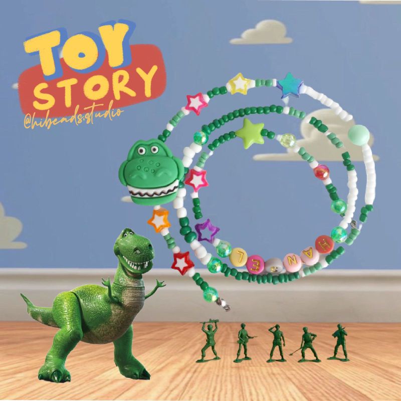 Toy story strap mask / dino  / woody / buzz / Tali masker toy story / tali masker anak