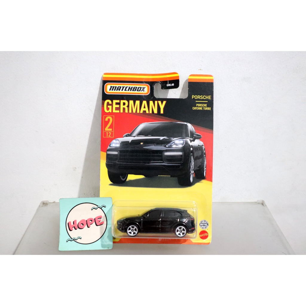 Matchbox Germany Porsche Cayenne Turbo Diecast Original Mattel