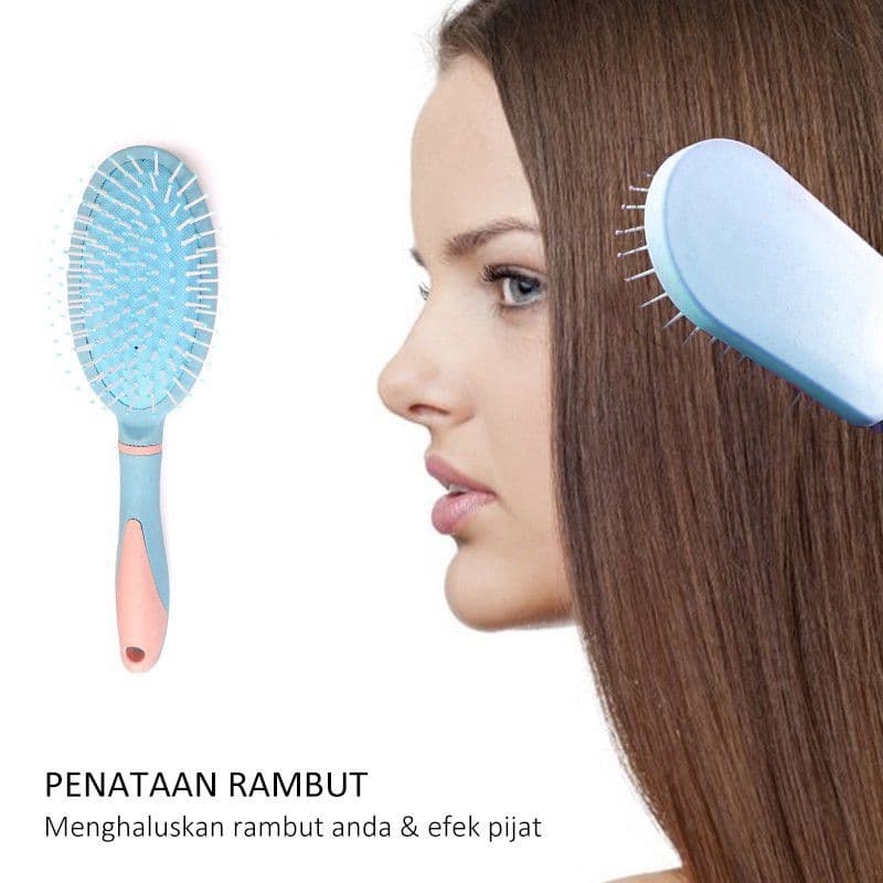 Yamata Sikat Rambut / Sisir Rambut Anti Rontok / Alat Perawatan Rambut Sikat Anti Rontok / Hair Style Comb Salon