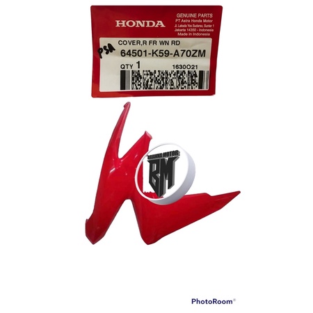 COVER SAYAP KANAN MERAH NEW VARIO 125 VARIO 110 ESP 64501 K59 A70ZM