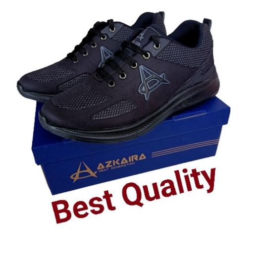 Terlaris SEPATU SEKOLAH FULL HITAM POLOS PRIA WANITA/SEPATU SPORT ~