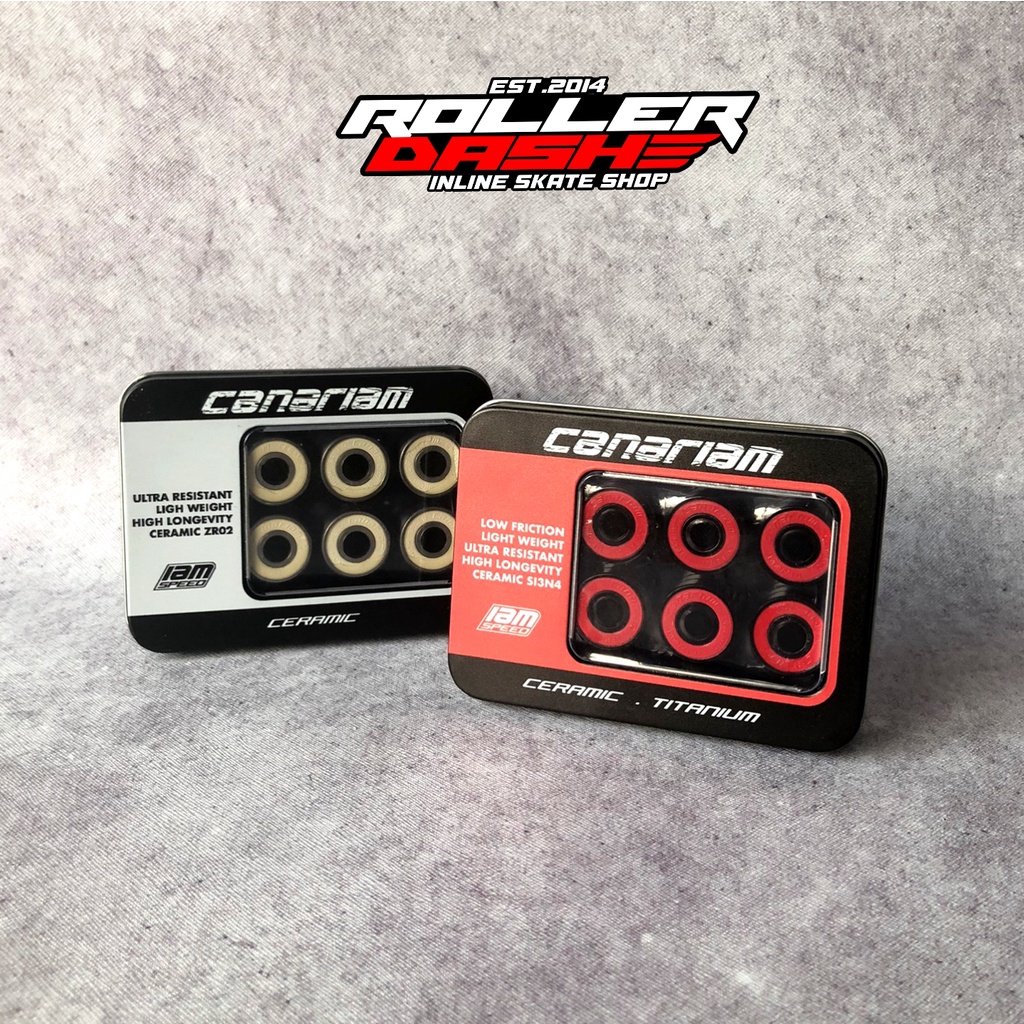 CANARIAM Bearing Ceramic Series - Ceramic dan Ceramic Titanium Bearing untuk Sepatu Roda