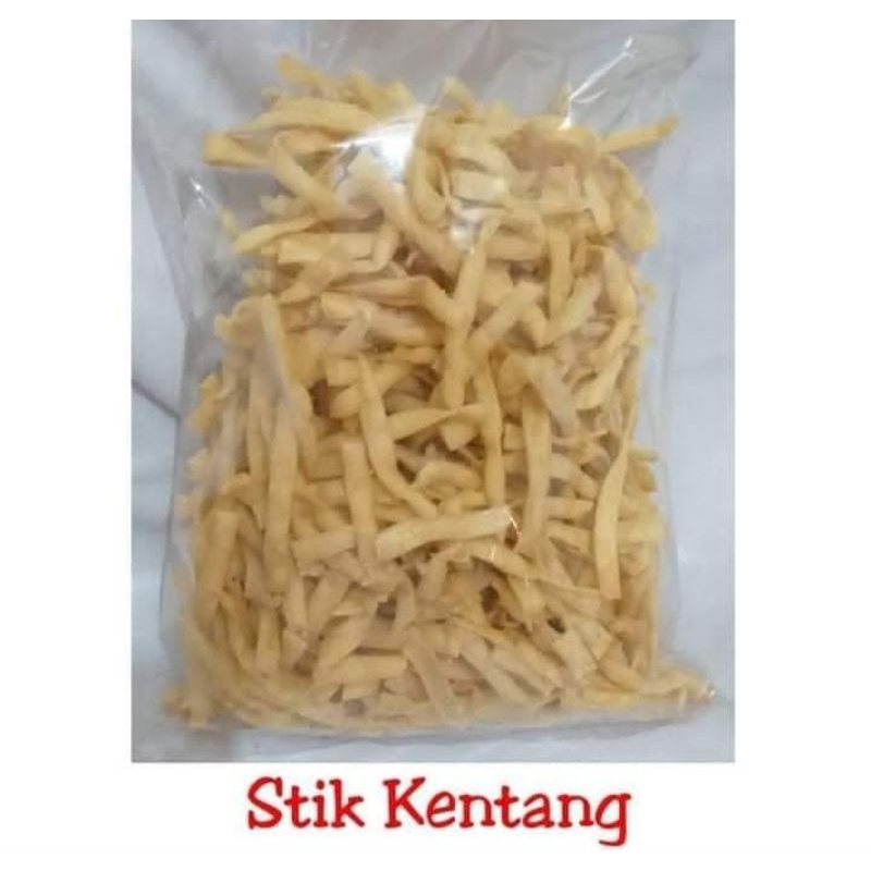 

kerupuk stik kentang Homemade 500gr camilan cemilan stik kentang