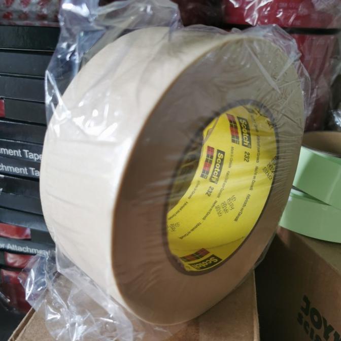 

Masking Tape 3M 232 3in x 50m - Lakban Kertas High Temperature