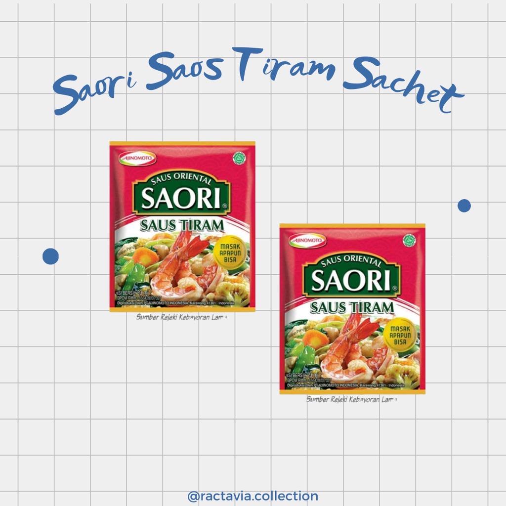 

SAORI SAOS TIRAM SACHET 23 ML