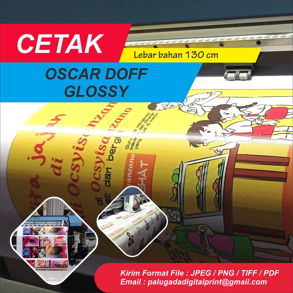 Cetak Oscar / kulit imitasi