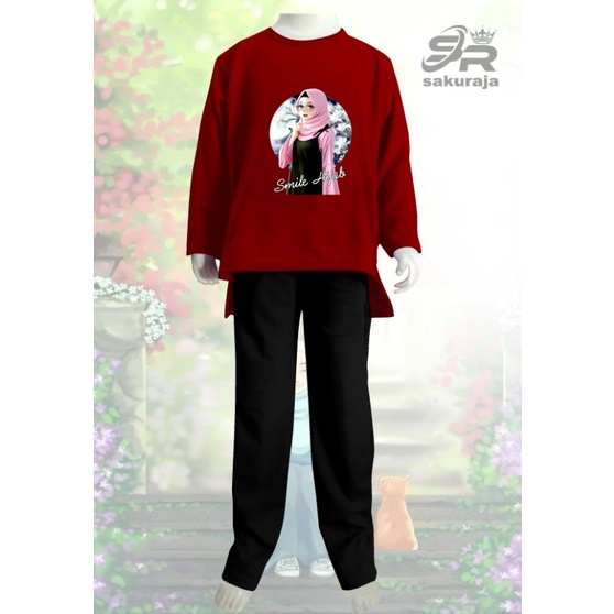 BAJU SETELAN ANAK VIRAL/ONE SET VIRAL/MODEL KEKINIAN/UMUR 3-13 TAHUN