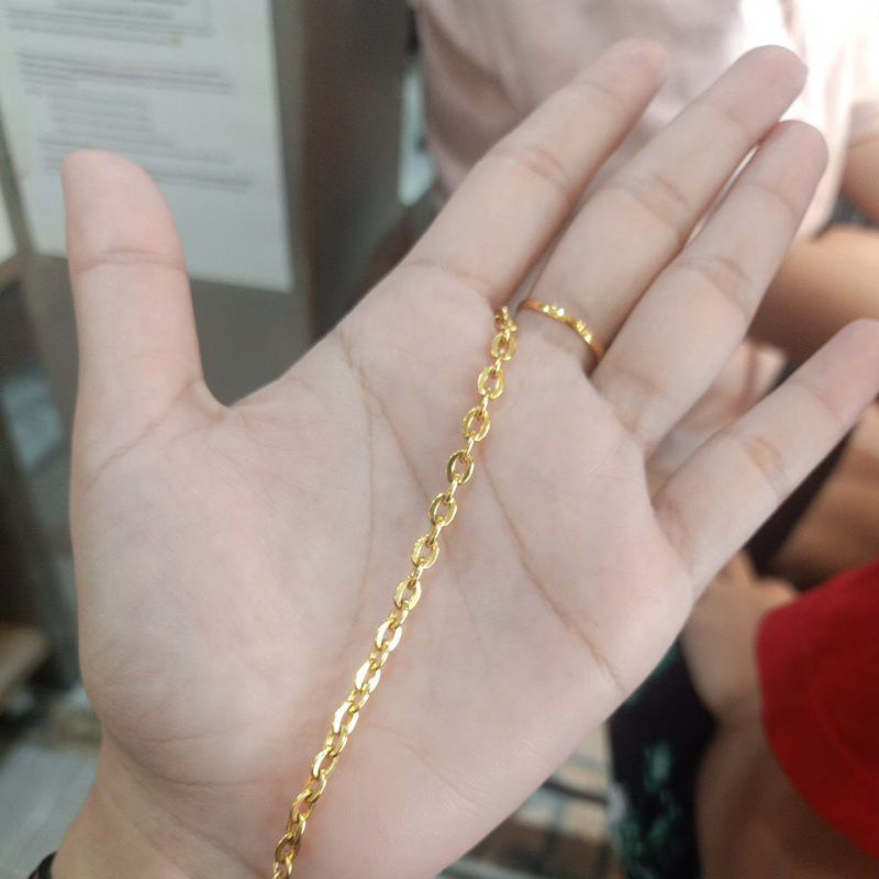 gelang rantai emas Jakarta kadar 375%