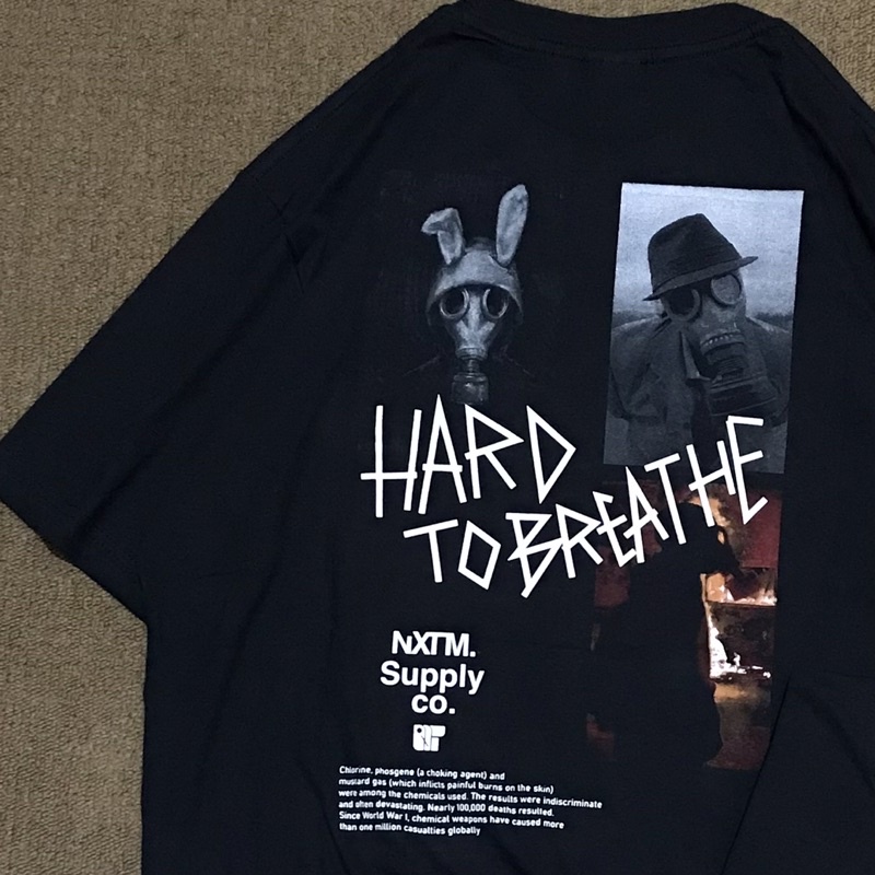 T-Shirt Nexttime Original Kaos Distro Pria Kaos Pria Kaos Distro Nexttime Hard To Breathe Design Kaos Distro Original