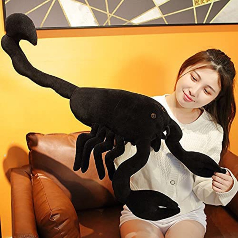 Mary 45/100cm Boneka Scorpion-Mainan Bantal Meja Dekorasi Emosi Menenangkan Kantor Festival Ornamen Mobil Acce