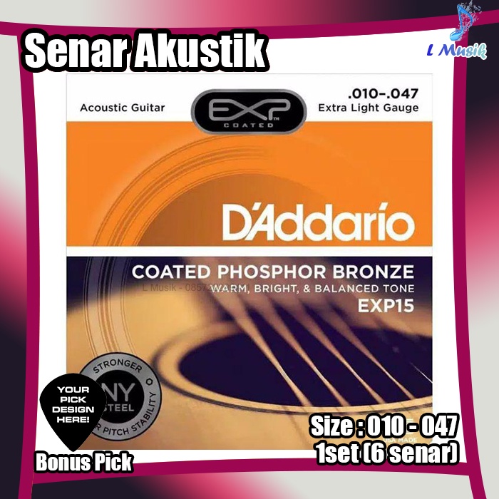 EXP ORIGINAL SENAR GITAR D ADDARIO AKUSTIK BRONZE-ACOUSTIC GUITAR STRINGS