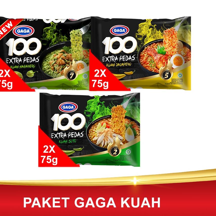 

Paling Baru ♖ GAGA 100 Extra Pedas Kuah Habanero 2 Pcs, Kuah Jalapeno 2 Pcs dan Kuah Soto 2 PCs (GG130)!!
