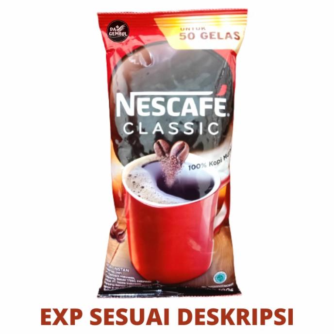 

[BISA COD] Nescafe Classic Bag 100g 100% Kopi Robusta