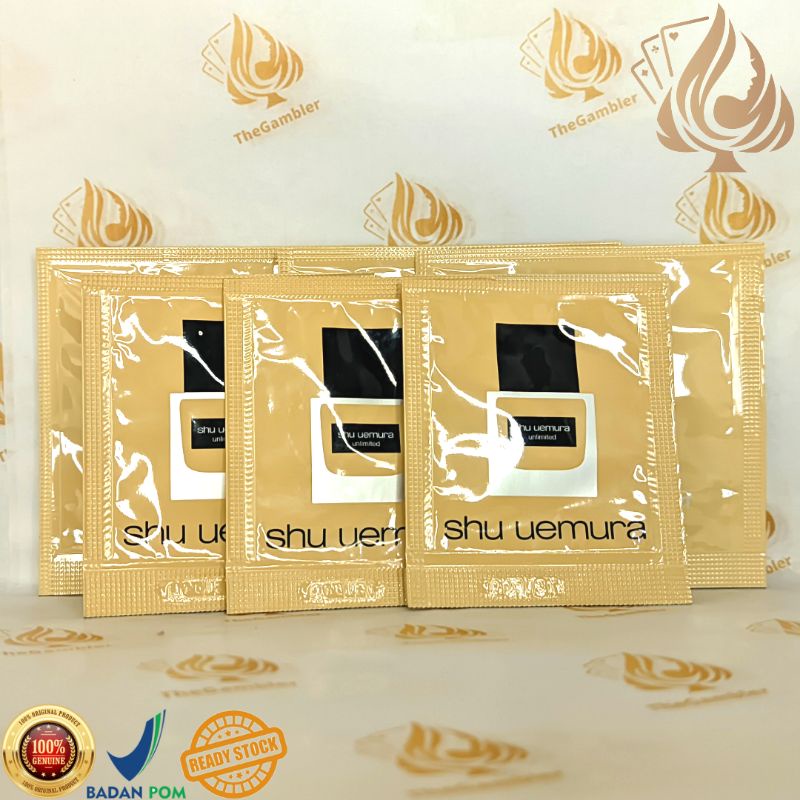 SHU UEMURA Unlimited Glow / Matte Foundation 1ml Sampel Sample Sachet