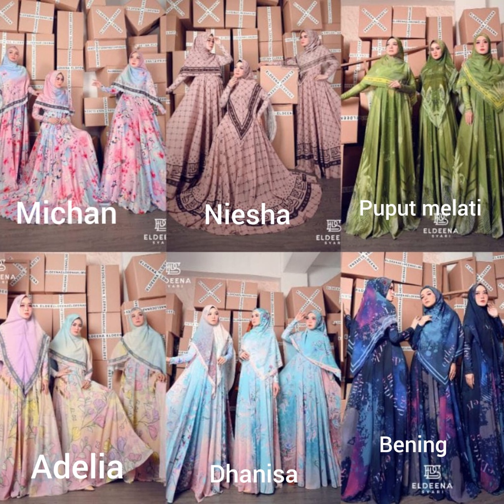 PADUSI BENING RAMO by ELDEENA SYARI / gamis st segi empat /Padusi Ramo michan by Eldeena / gamis set